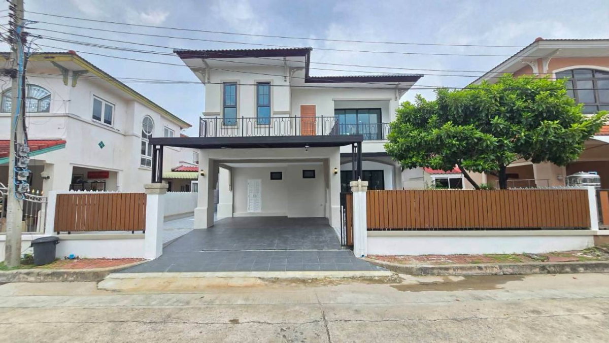 รูป MO. บ้านเดี่ยว รีโนเวทใหม่ หมู่บ้านชัยพฤกษ์ ติดถนนวัดลาดปลาดุก บางบัวทอง ใกล้เซ็นทรัล เวสเกต - รูปที่ 1/24