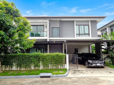 🚩 บ้านเดี่ยวหลังใหญ่สภาพยังใหม่ ตกแต่งพร้อมอยู่ ใกล้ทางด่วน รามอินทรา-อาจณรงค์ ด่านจตุโชติ