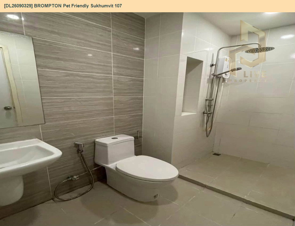 รูป DL26090329 ให้เช่าคอนโด บรอมตัน เพ็ท เฟรนด์ลี่ สุขุมวิท 107 (BROMPTON Pet Friendly Sukhumvit 107) ใกล้ BTS แบริ่ง พร้อมเข้าอยู่ โทรด่วน 0653619502 LineID @952jdxxk - รูปที่ 7/7