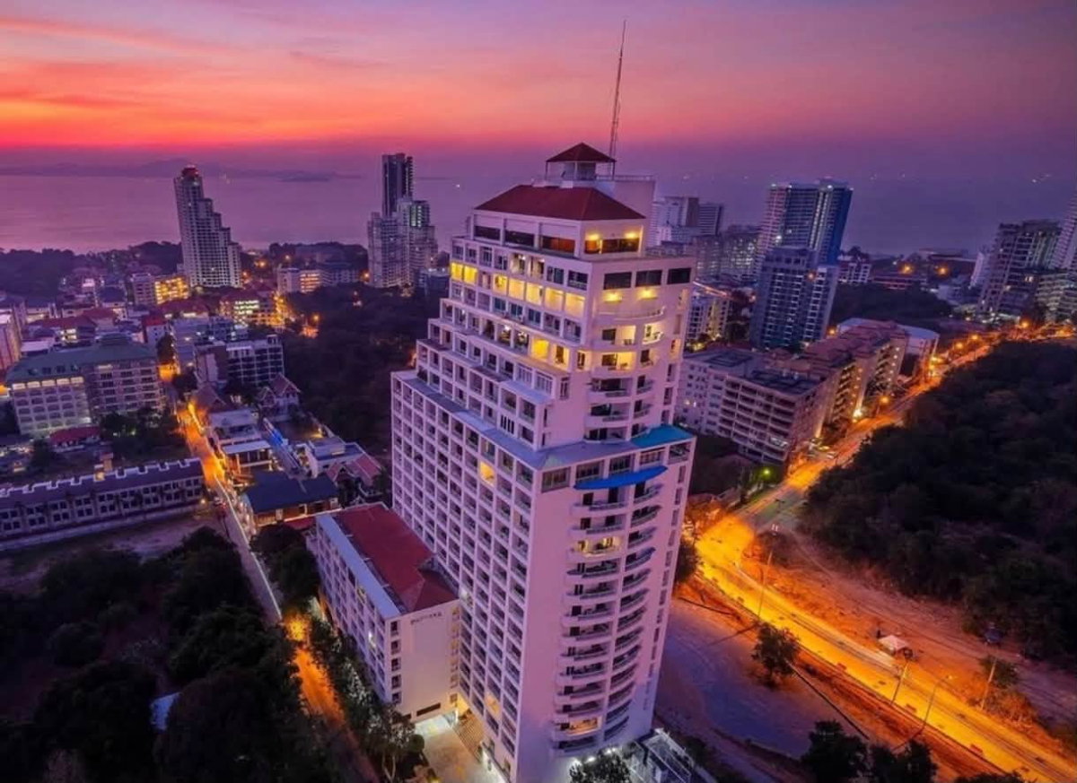 รูป  ให้เช่า คอนโดพัทยา​ฮิลล์รีสอร์ท พระตำหนัก  218 ตร.ม วิวทะเล 360 องศา พร้อมเข้าอยู่  - รูปที่ 1/19