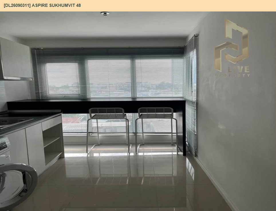 รูป DL26090311 ให้เช่าคอนโด แอสปาย สุขุมวิท 48 (Aspire Sukhumvit 48) ใกล้ BTS พระโขนง พร้อมเข้าอยู่ โทรด่วน 0653619502 LineID @952jdxxk - รูปที่ 5/13