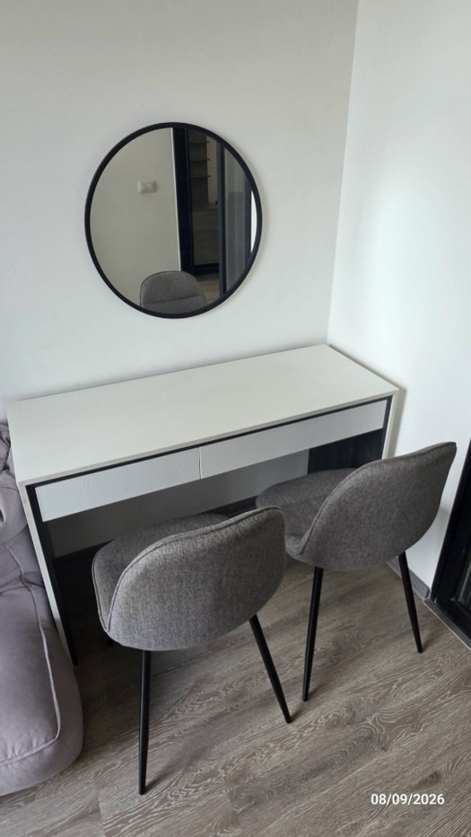 รูป Condo for RENT : Knightsbridge Prime Onnut   𝐒𝐢𝐳𝐞 : 35 sqm.  𝐓𝐲𝐩𝐞 : 1 Bedroom /1 Bathroom /city view  𝐅𝐥𝐨𝐨𝐫 : 45th  ✅ Fully furnished - รูปที่ 7/11