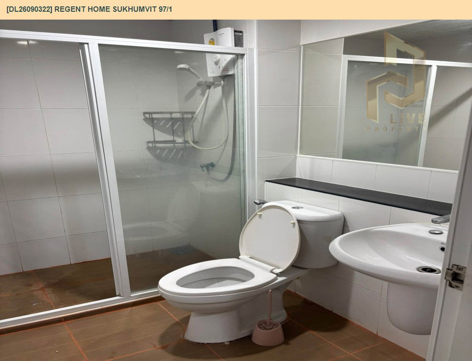 รูป DL26090322 ให้เช่าคอนโด รีเจ้นท์ โฮม สุขุมวิท 97/1 (Regent Home Sukhumvit 97/1) ใกล้ BTS บางจาก พร้อมเข้าอยู่ โทรด่วน 0614453194 LineID @952jdxxk - รูปที่ 9/9