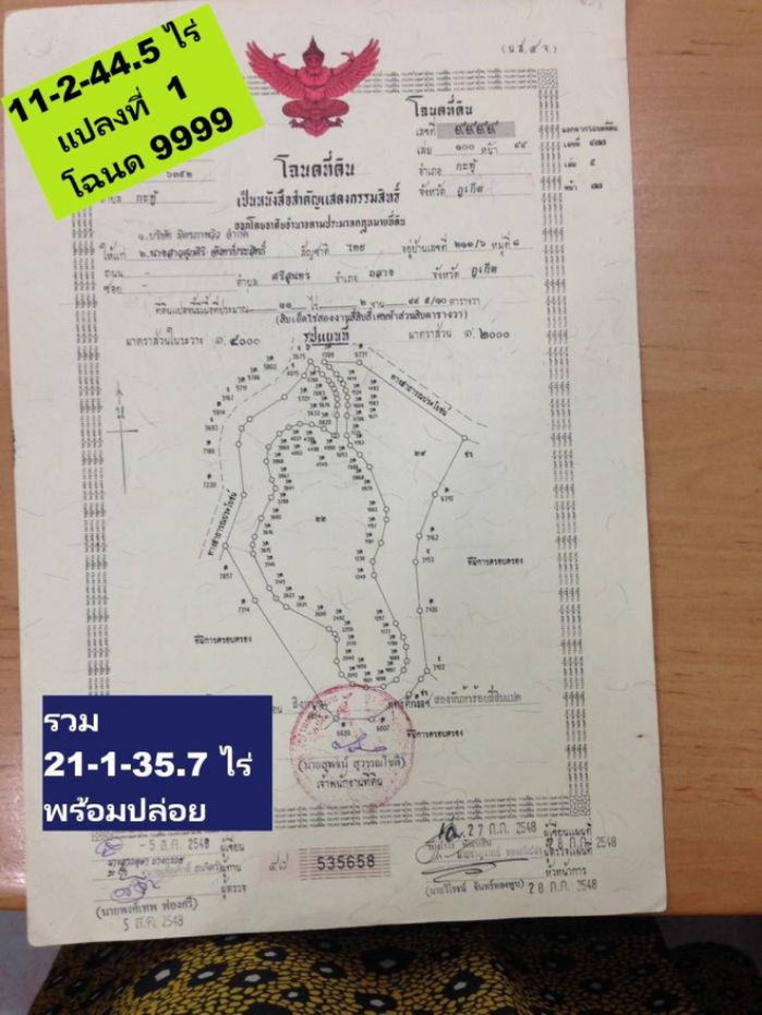 รูป ขายที่ดินภูเก็ตกะทู้ ป่าตองทำเลชุมชน 21.5 ไร่ถมแล้วเป็นโฉนดทำหมู่บ้านสบายติด the plant กะทู้ป่าตอง ราคาตัดใจขายด่วน - รูปที่ 3/17