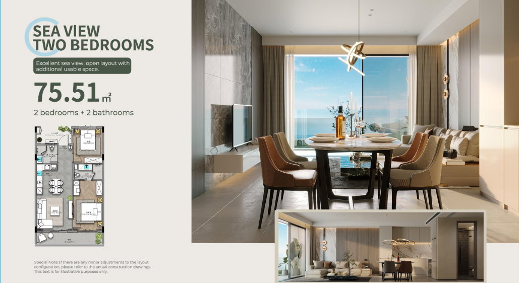 picture 2-BEDROOM SEAVIEW RESIDENCE FOR SALE AT AYANA HEIGHTS ,Layan Phuket - 27/27