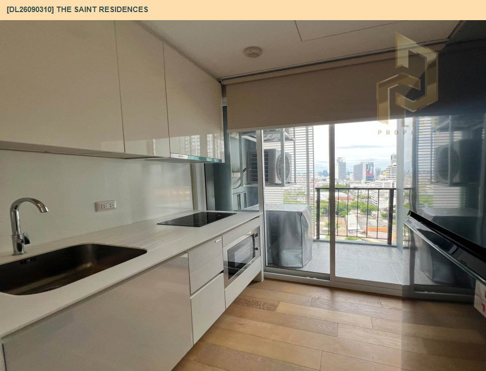รูป DL26090310 ให้เช่าคอนโด เดอะ เซนต์ เรสซิเดนซ์ (The Saint Residences) ใกล้ MRT พหลโยธิน พร้อมเข้าอยู่ โทรด่วน 0653619502 LineID @952jdxxk - รูปที่ 8/10