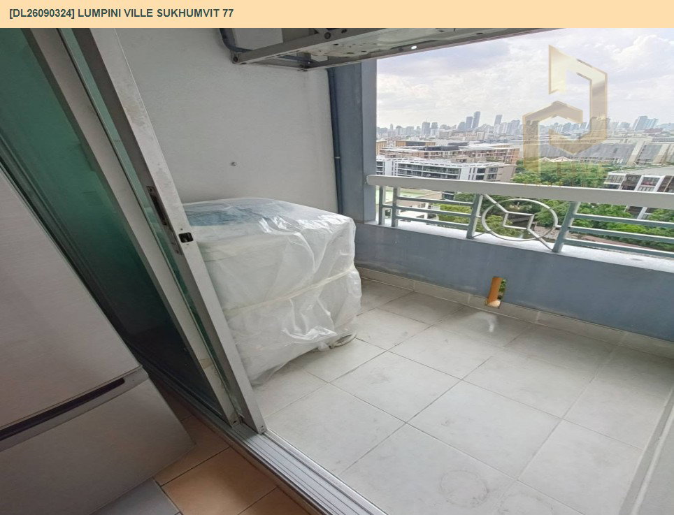 รูป DL26090324 ให้เช่าคอนโด ลุมพินี วิลล์ สุขุมวิท 77 (Lumpini Ville Sukhumvit 77) ใกล้ BTS อ่อนนุช พร้อมเข้าอยู่ โทรด่วน 0653619502 LineID @952jdxxk - รูปที่ 8/8