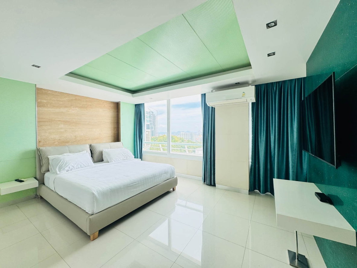 รูป  ให้เช่า คอนโดพัทยา​ฮิลล์รีสอร์ท พระตำหนัก  218 ตร.ม วิวทะเล 360 องศา พร้อมเข้าอยู่  - รูปที่ 15/19