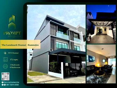 Houses for rent Boonthavorn Kaset Navamin : ST14136 - The Landmark Ekamai - Ramindra : BTS Ekamai