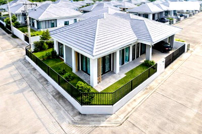 เช่าบ้านเดี่ยว เมืองนครราชสีมา โคราช : โคราช อ่างเก็บน้ำบึงทับช้าง 1กม. เฟอร์นิเจอร์ครบ ในโซนจอหอ  72ตรว.  บ้านเดี่ยวชั้นเดียวหัวมุม 3 ห้องนอน 2 ห้องน้ำ เซ็นทรัล  280 ตรม.