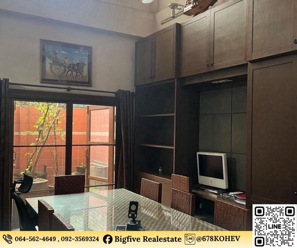 4-bed townhouse for sale, 25 sq wah, Huai Khwang