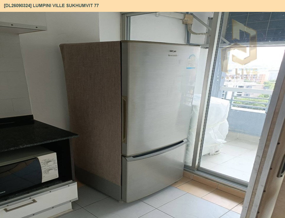 รูป DL26090324 ให้เช่าคอนโด ลุมพินี วิลล์ สุขุมวิท 77 (Lumpini Ville Sukhumvit 77) ใกล้ BTS อ่อนนุช พร้อมเข้าอยู่ โทรด่วน 0653619502 LineID @952jdxxk - รูปที่ 6/8