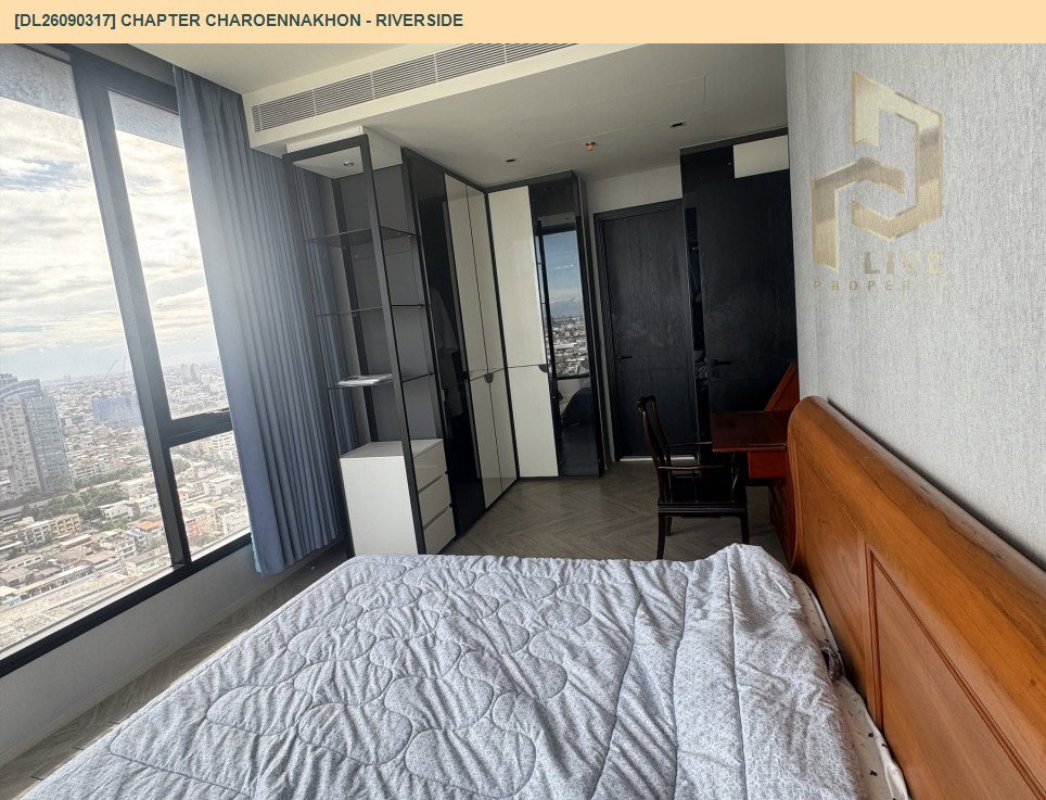 รูป DL26090317 ให้เช่าคอนโด แชปเตอร์ เจริญนคร - ริเวอร์ไซต์ (Chapter Charoennakhon - Riverside) ใกล้ BTS กรุงธนบุรี พร้อมเข้าอยู่ โทรด่วน 0653619502 LineID @952jdxxk - รูปที่ 9/14