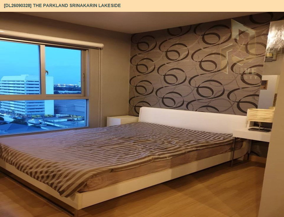 รูป DL26090328 ให้เช่าคอนโด เดอะ พาร์คแลนด์ ศรีนครินทร์ เลคไซด์ (The Parkland Srinakarin Lakeside) ใกล้ - พร้อมเข้าอยู่ โทรด่วน 0638692663 LineID @952jdxxk - รูปที่ 3/11