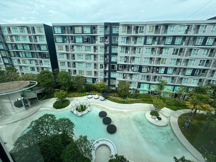 รูป ให้เช่า Kave Island ใกล้ ม.กรุงเทพ | วิวสระ ชั้น 6 ตึก B | 11,000 บาท/เดือน - รูปที่ 7/10