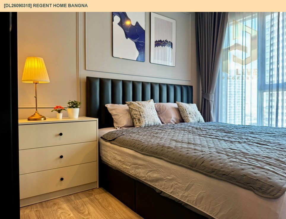 รูป DL26090315 ให้เช่าคอนโด รีเจ้นท์ โฮม บางนา (Regent home bangna) ใกล้ BTS บางนา พร้อมเข้าอยู่ โทรด่วน 0653619502 LineID @952jdxxk - รูปที่ 2/14