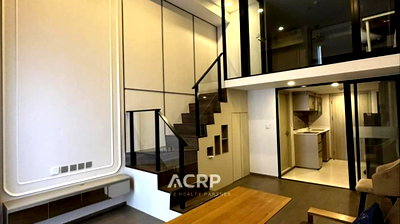 ขายคอนโด : FOR SALE PARK ORIGIN RATCHATHEWI Duplex 35K/Mo. 10 MB. O meter BTS RATCHATHEWI