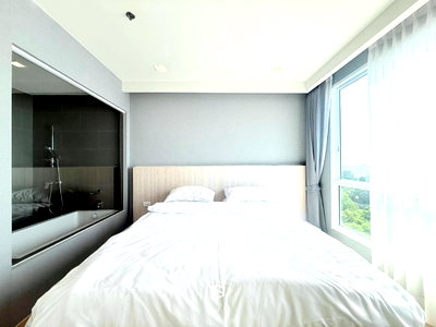 คอนโดให้เช่า : คอนโดเช่าบางพระ ใกล้ วัดเขาบางพระ Yuu Condo Sriracha✅ พร้อมเข้าอยู่  #CR0571