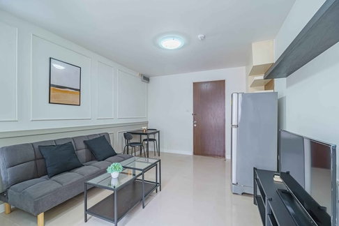 For rent Ivy Ratchada Ivy Ratchada 1 room | near MRT Sutthisan, beautiful room, ready to move in, fully furnished (CD6950) 