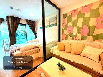 คอนโดให้เช่า : 🏙️ ให้เช่า 𝗞𝗔𝗩𝗘 𝗧𝗢𝗪𝗡 𝗦𝗛𝗜𝗙𝗧 | วิวสระ 🌊🌴 | ตึก D ชั้น 3 | 27 ตร.ม. | ห้องไพรเวท ร่มรื่น | พร้อมเข้าอยู่