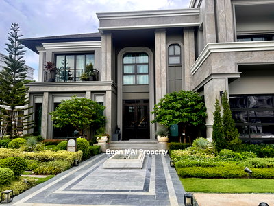 บ้านเดี่ยว ปากเกร็ด นนทบุรี : ขายคฤหาสน์หรู  Grand Bangkok Boulevard แจ้งวัฒนะ–ราชพฤกษ์