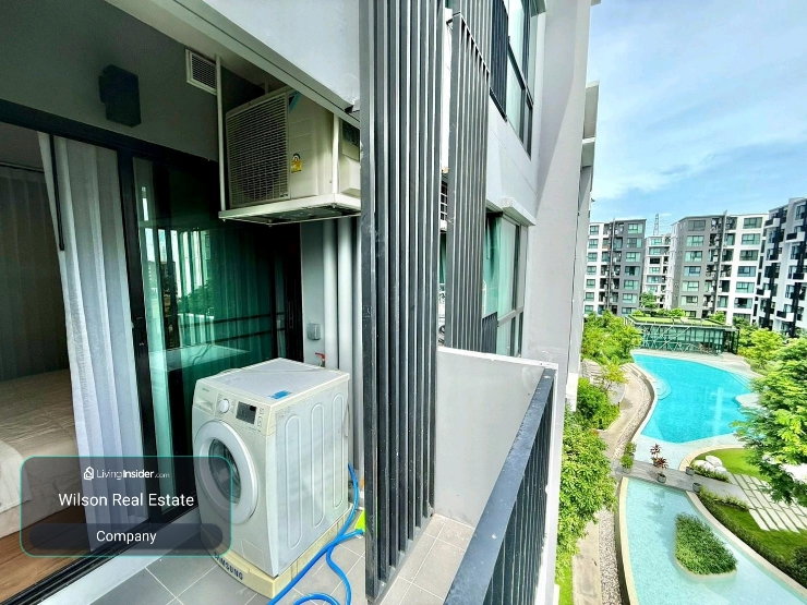 รูป 🏙️ ให้เช่า 𝗞𝗔𝗩𝗘 𝗧𝗢𝗪𝗡 𝗦𝗣𝗔𝗖𝗘 | ระเบียงยื่น ✨ | 29 ตร.ม. | ตึก B ชั้น 5 | ใกล้ ม.กรุงเทพ รังสิต - รูปที่ 33/39
