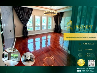 Houses for rent Bangkok-Chon Buri Motorway : GH01366 - Grand Bangkok Boulevard Rama 9 - Srinakarin : MRT Rama 9