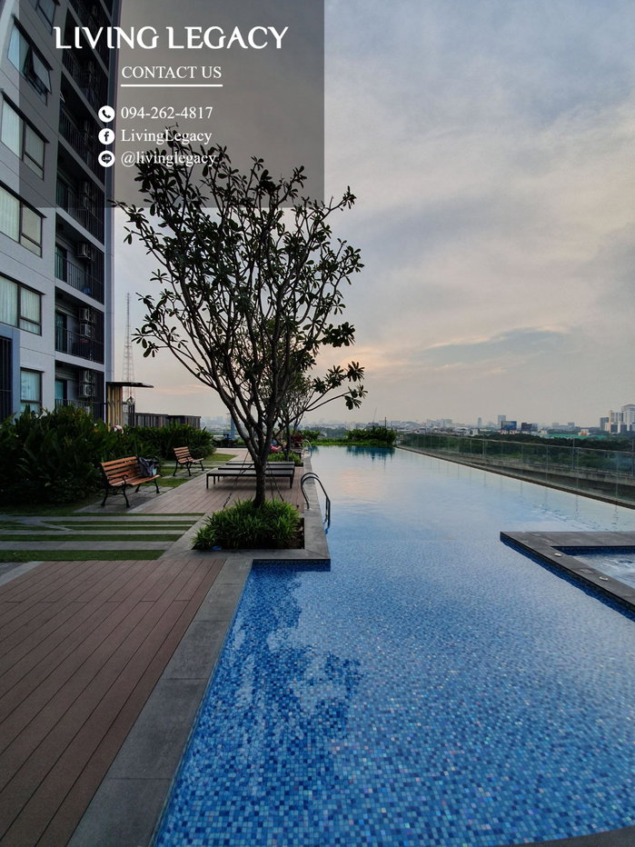 รูป T6FJ123 เช่าด่วน คอนโด Rich Park @ Triple Station ชั้น 21 | 1 ห้องนอน 30 ตร.ม. | 14,500 บาท/เดือน | LINE: @livinglegacy - รูปที่ 9/10