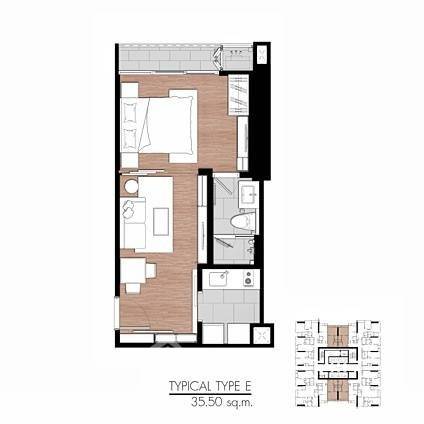 picture 1-BR Condo at One 9 Five Asoke - Rama 9 near MRT Phra Ram 9 (ID 3305086) - 5/8