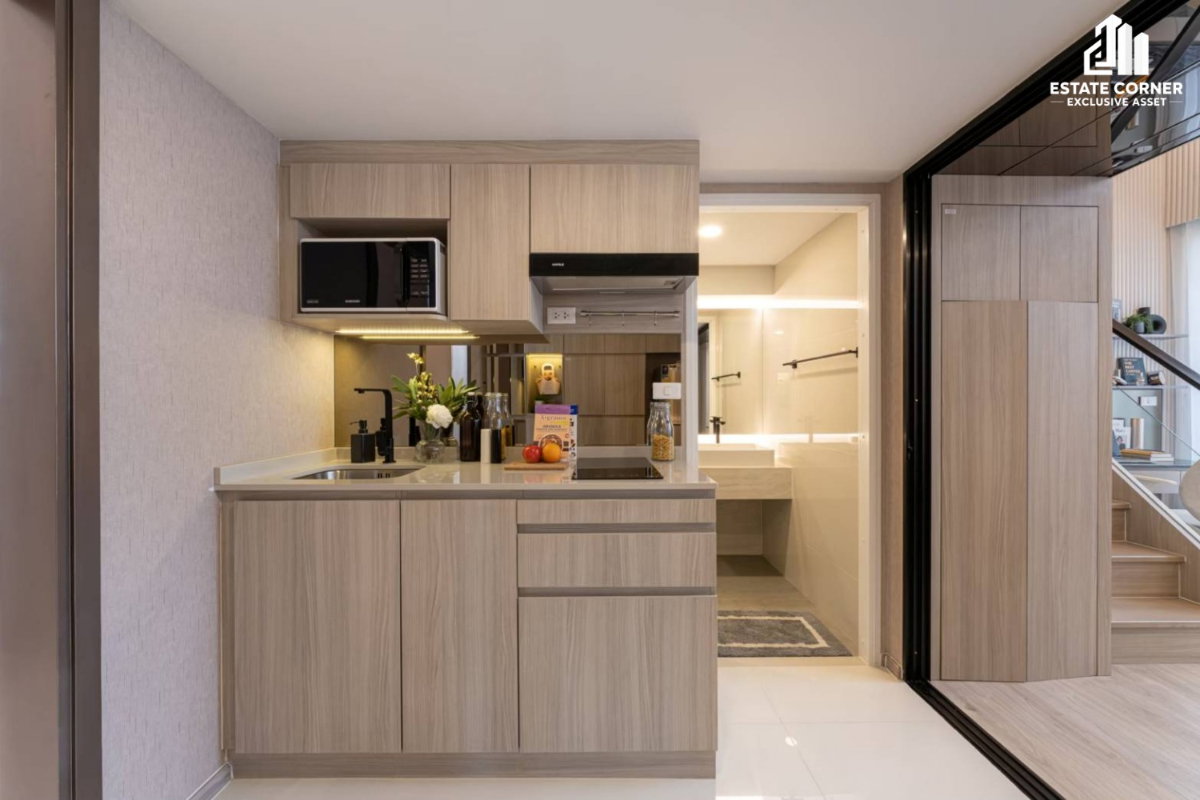 picture Condo for Sale: Origin Place Phetkasem – High-Ceiling 'Duo Space' Unit on the 17th Floor.  - 8/9