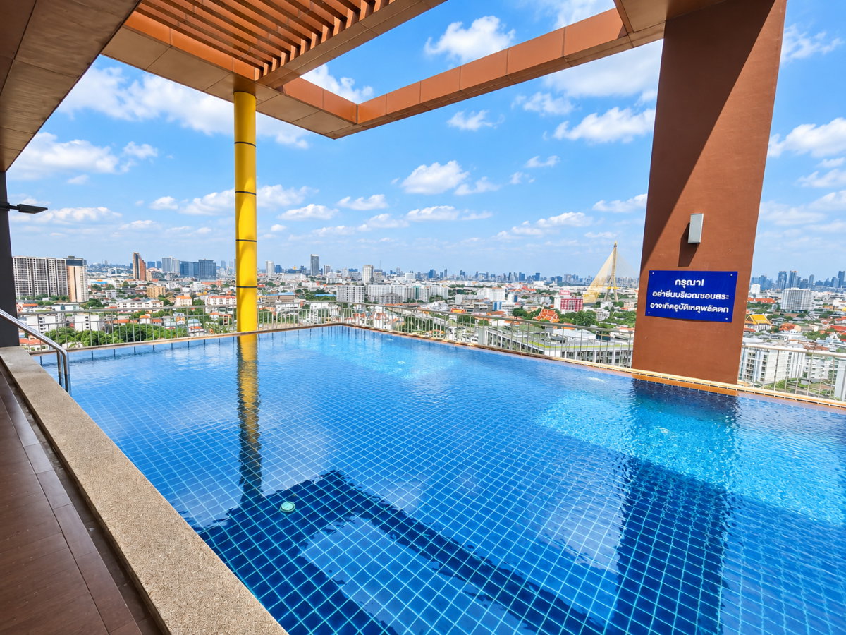 รูป 🌆 ชั้น 20 วิวเมืองเปิดโล่ง มองเห็นสะพานพระราม 8 และ Skyline กรุงเทพฯ - รูปที่ 17/18