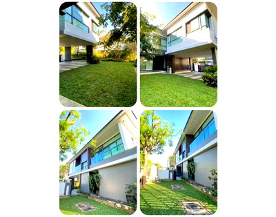 Houses for rent Srinakarin-Romklao Road : Call : 089-814-7024 (Price reduced) Setthasiri Krungthep Kreetha 120,000 per month 120.2 sq.wa 3 Beds 4 Baths 1 Living room