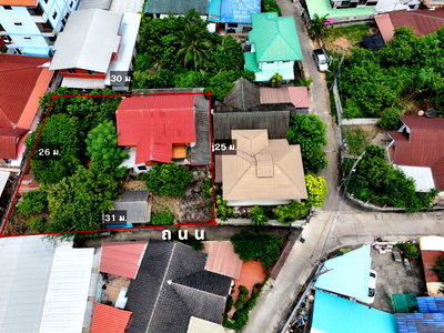 ที่ดิน วิทยาลัยเทคนิคขอนแก่น : ขายที่ดิน ซอยโพธิสาร 19 ใกล้บึงแก่นนคร เพียง 800 เมตร เนื้อที่ 196.3 ตร.วา พร้อมบ้านไม้ ต.ในเมือง ขอนแก่น