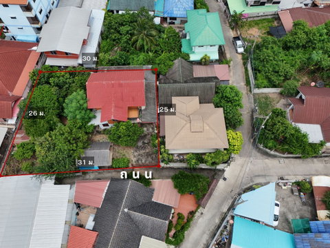 ขายที่ดิน ซอยโพธิสาร 19 ใกล้บึงแก่นนคร เพียง 800 เมตร เนื้อที่ 196.3 ตร.วา พร้อมบ้านไม้ ต.ในเมือง ขอนแก่น