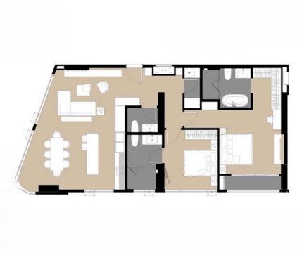 18th-Floor 2-BR 108 Sqm At Muniq Phromphong Near BTS Phrom Phong (ID 3301934)