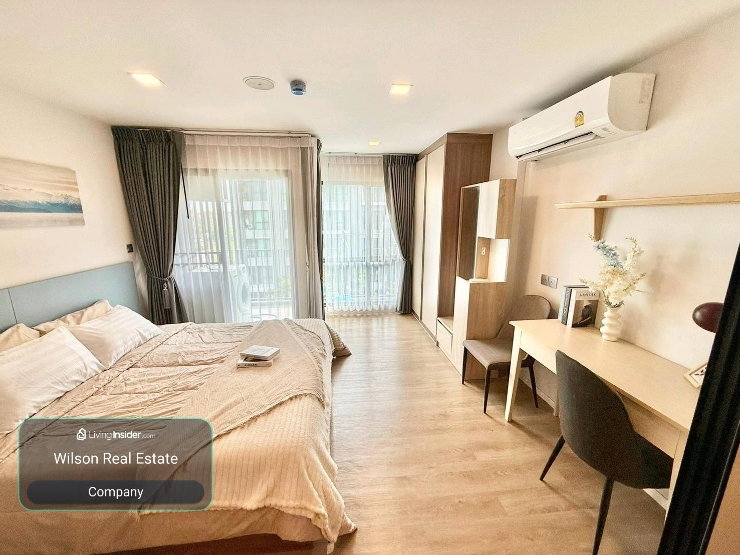รูป 🏙️ ให้เช่า 𝗞𝗔𝗩𝗘 𝗧𝗢𝗪𝗡 𝗦𝗣𝗔𝗖𝗘 | ระเบียงยื่น ✨ | 29 ตร.ม. | ตึก B ชั้น 5 | ใกล้ ม.กรุงเทพ รังสิต - รูปที่ 4/39
