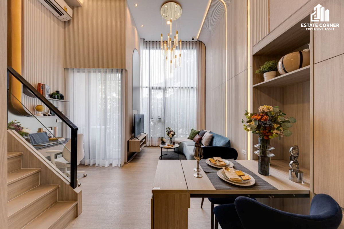picture Condo for Sale: Origin Place Phetkasem – High-Ceiling 'Duo Space' Unit on the 17th Floor.  - 2/9