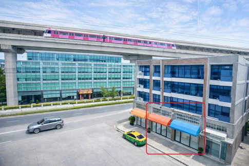 MRT ราชภัฏพระนคร 999ม.คลินิก ร้านทำผม ร้านสปา กวดวิชา อาคารพาณิชย์ ชั้น 1 รร.นานาชาติ ฮาร์โรว์ 6 กม. 20 ตร.วา.80 ตร.ม. ทำเลดี
