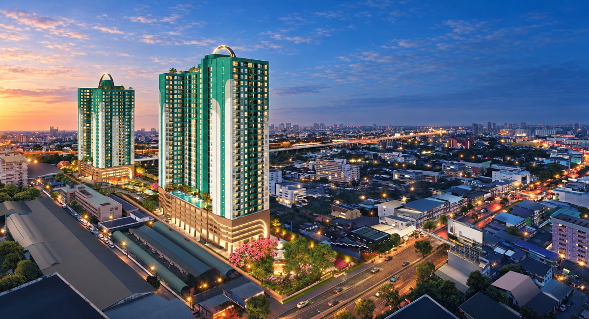 รูป คอนโด 1-ห้องนอน  35.5 ตร.ม. ที่ ศุภาลัย ปาร์ค เอกมัย-พัฒนาการ ใกล้ ARL รามคำแหง - รูปที่ 8/8