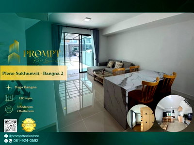 เช่าบ้านเดี่ยว สมุทรปราการ : OP01940 - Pleno Sukhumvit - Bangna 2 : MegaBangna