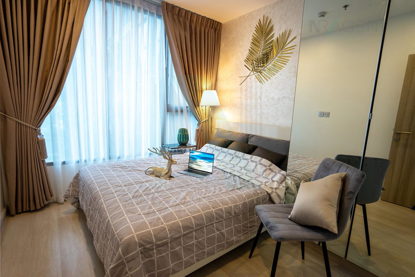 รูป 🚩 ให้เช่าคอนโด ไนท์บริดจ์ ไพร์ม สาทร อาคาร 1 ชั้น 16 1 BED PLUS ขนาด 31.00 ตรม ใกล้ Empire Tower - รูปที่ 4/8