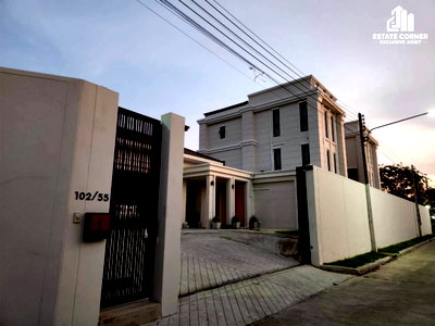 บ้านเดี่ยว ปทุมธานี : ขายคฤหาสน์หรู โครงการ วิลล่า55 ปทุมธานี ทำเล สนามกอล์ฟฟลอร่า วิลล์ กอล์ฟ แอนด์ คันทรี คลับ  3 งาน 1 ตร.ว   1051.26 ตรม. 