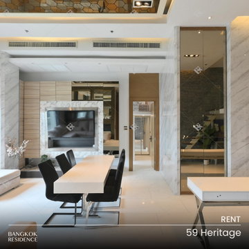 💖💖 เช่าคอนโด 💎 59 Heritage Duplex 4นอน 200ตร.ม. 110k ✨ Duplex Penthouse แต่งครบ ใกล้ BTS ทองหล่อ