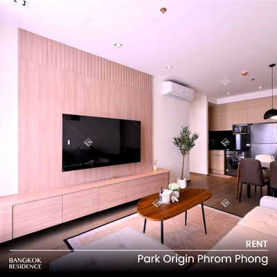 Condos for rent : 💖💖Rental Condo 🌇 Park Origin Phrom Phong, 2BR 67 sq.m. 75K 💎 Spacious Unit in Quality Project