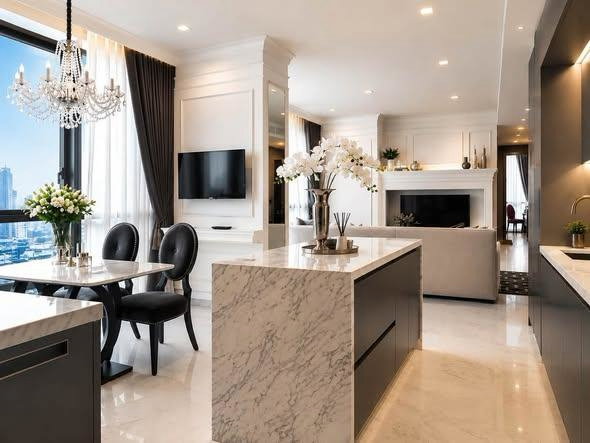 รูป LTHC16169 - Luxury Condo FOR RENT The Monument Thonglor 125 sqm. 2 Beds 2 Baths Near BTS Thonglor 140K/Month - รูปที่ 2/8