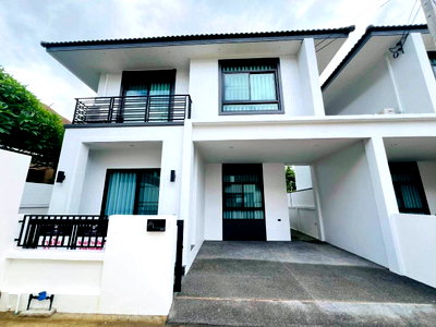 Houses for rent Hang Dong Chiang Mai : Newly built house in Contemporary Modern style, Fully furnished, Kad Farang, Hang Dong. (Tel/Line 088-5986998)