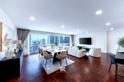คอนโดให้เช่า : 🔥 ให้เช่า Sukhumvit Suite | 80,000 บาท/เดือน | ห้องใหญ่ 200 ตร.ม. ใจกลางสุขุมวิท | 3 ห้องนอน 3 ห้องน้ำ | ชั้น 24 | ทำเลนานา | TR0177 | Line @500vvzzy