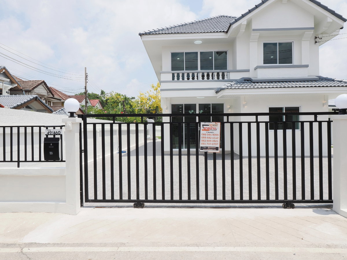 รูป ขายราคาพิเศษ บ้านเดี่ยว 2 ชั้น ม.เบญจทรัพย์นคร ขนาด 126.1 ตร.ว  6 นอน 2 น้ำ บ้านหลังใหญ่ เนื้อที่กว้าง ทำเลดีมาก เข้าอยู่ได้ทันที [เอกชัย-พระราม2] - รูปที่ 65/69