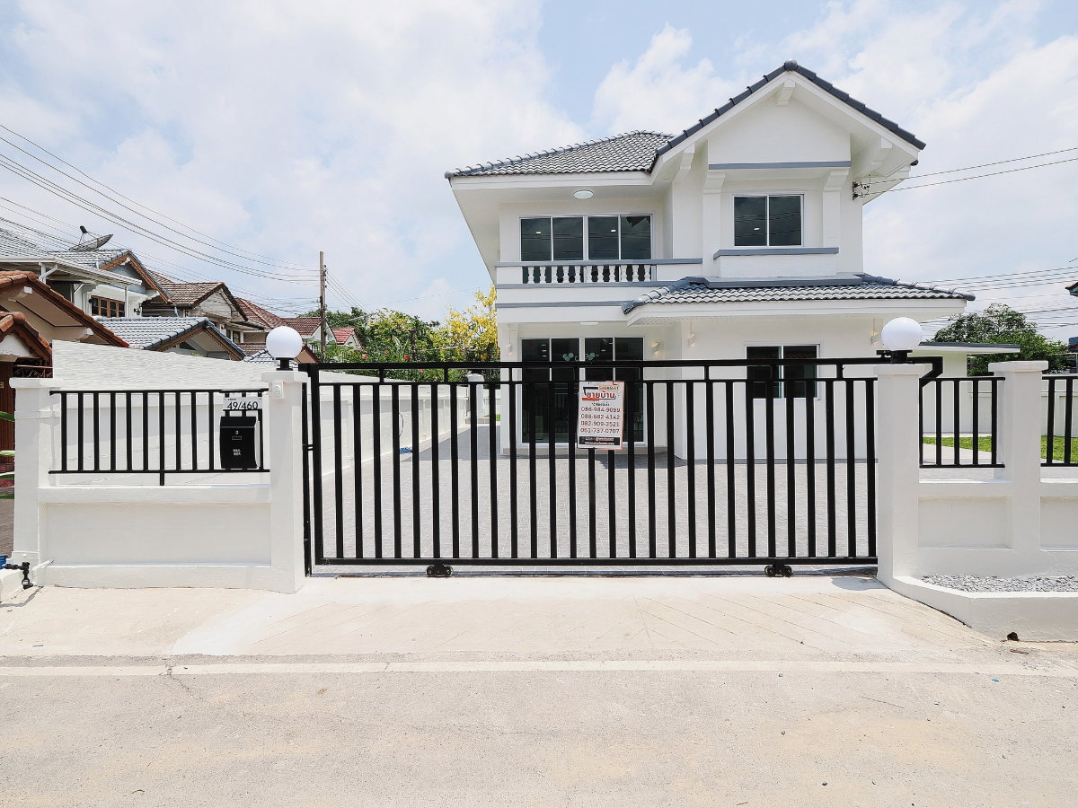รูป ขายราคาพิเศษ บ้านเดี่ยว 2 ชั้น ม.เบญจทรัพย์นคร ขนาด 126.1 ตร.ว  6 นอน 2 น้ำ บ้านหลังใหญ่ เนื้อที่กว้าง ทำเลดีมาก เข้าอยู่ได้ทันที [เอกชัย-พระราม2] - รูปที่ 3/69