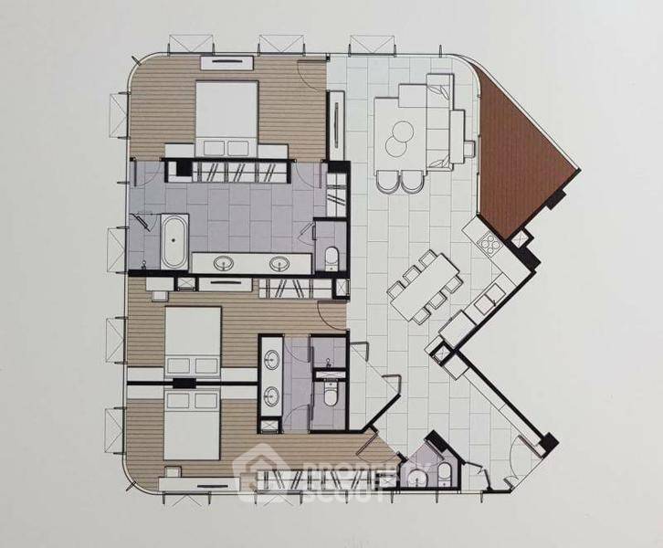 รูป ใกล้ BTS พร้อมพงษ์ 200 ม. | คอนโด 3 ห้องนอน Ashton Residence 41 (ID 2834688) - รูปที่ 1/7